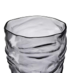 Ваза стеклянная фактурная Crumpled Vase 25,3 см варинант исполнения - 2 | Loft Concept в Саратове