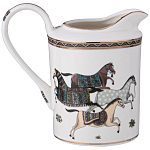 Чайный сервиз из фарфора с изображением лошадей на 6 персон 15 предметов Porcelain Horse Set  варинант исполнения - 5 | Loft Concept в Саратове
