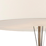 Люстра круглая с белым тканевым абажуром  White Light Diffuser варинант исполнения - 2 | Loft Concept в Саратове