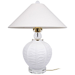 Настольная лампа керамическая с абажуром Valencia варинант исполнения - 1 | Loft Concept в Саратове