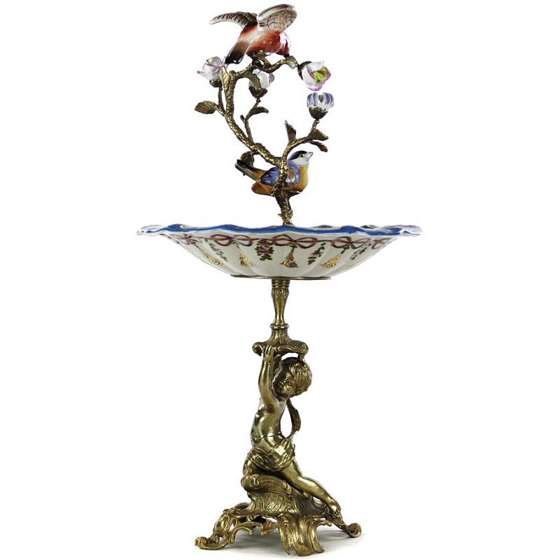 Чаша Putti Holds Cup II Мульти Бронза Чаша Putti Holds Cup II Мульти Бронза в Саратове | Loft Concept