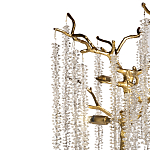 Лампа настольная со стеклянными подвесами цвет золото FAIRYTREE Light варинант исполнения - 2 | Loft Concept в Саратове