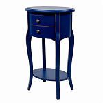 Синяя тумба на фигурных ножках Shelby варинант исполнения - 2 | Loft Concept в Саратове