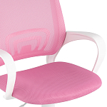 Офисное кресло с основанием из белого пластика Desk chairs Pink варинант исполнения - 6 | Loft Concept в Саратове