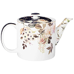 Чайный сервиз из фарфора с цветочным принтом на 6 персон 14 предметов Garden Whisper Porcelain Set  варинант исполнения - 1 | Loft Concept в Саратове