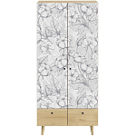 Шкаф с принтом Cotton варинант исполнения - 2 | Loft Concept в Саратове