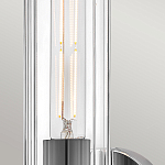 Бра для ванных комнат с прозрачным цилиндрическим плафоном на круглом основании Hinkley варинант исполнения - 10 | Loft Concept в Саратове