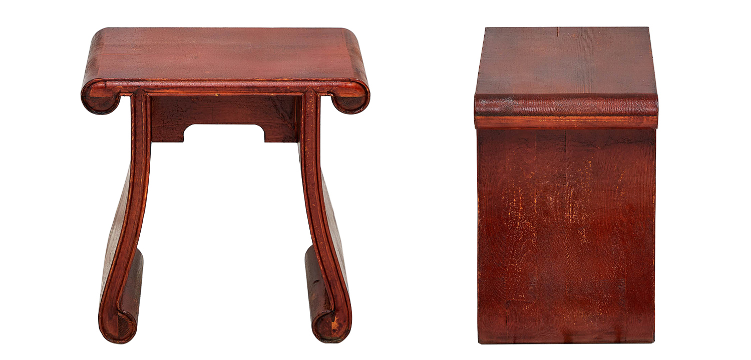 Табурет в китайском стиле Chinese Tabouret Red Табурет в китайском стиле Chinese Tabouret Red - Loft-Concept в Саратове
