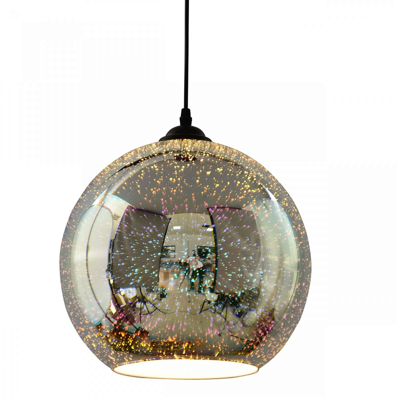 Подвесной светильник Drops Sphere disco Glass Pendant Lamp 18 Серый (Gray) Подвесной светильник Drops Sphere disco Glass Pendant Lamp 18 Серый (Gray) в Саратове | Loft Concept