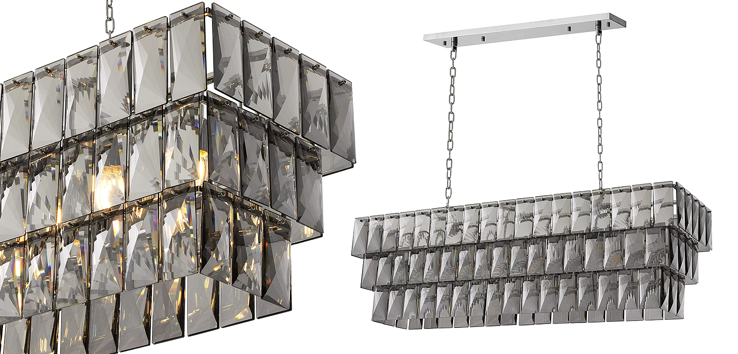 Люстра Eichholtz Chandelier Amazone Rectangular Nickel Люстра Eichholtz Chandelier Amazone Rectangular Nickel - Loft-Concept в Саратове