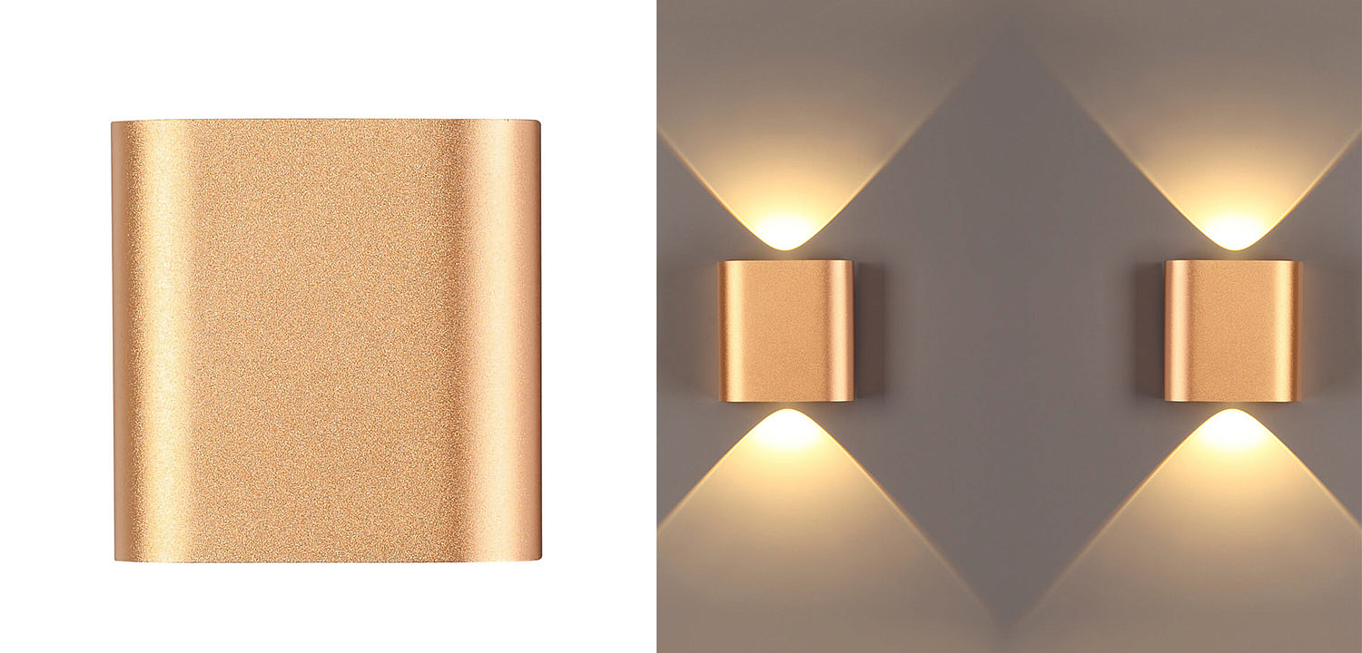 Бра Obverse Gold Square Wall lamp Бра Obverse Gold Square Wall lamp - Loft-Concept в Саратове