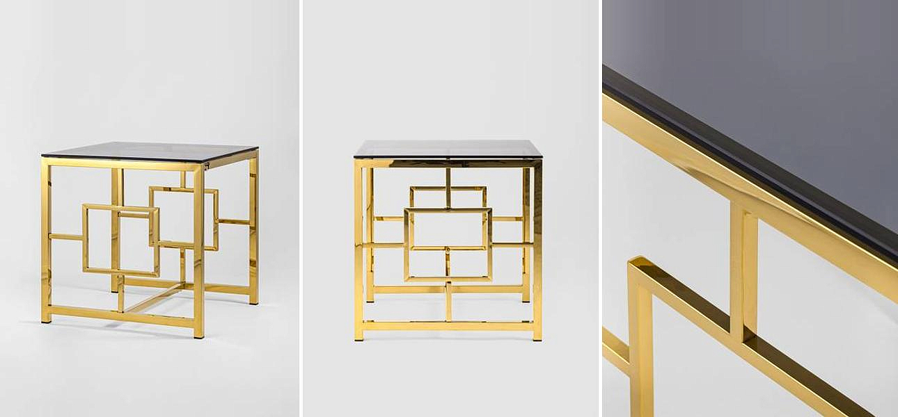 Стол приставной Milan Tables Gold Стол приставной Milan Tables Gold - Loft-Concept в Саратове