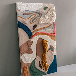 Тканый вручную текстильный гобелен Orchid варинант исполнения - 2 | Loft Concept в Саратове