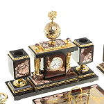 Настольный письменный набор из яшмы Manager Organizer варинант исполнения - 5 | Loft Concept в Саратове