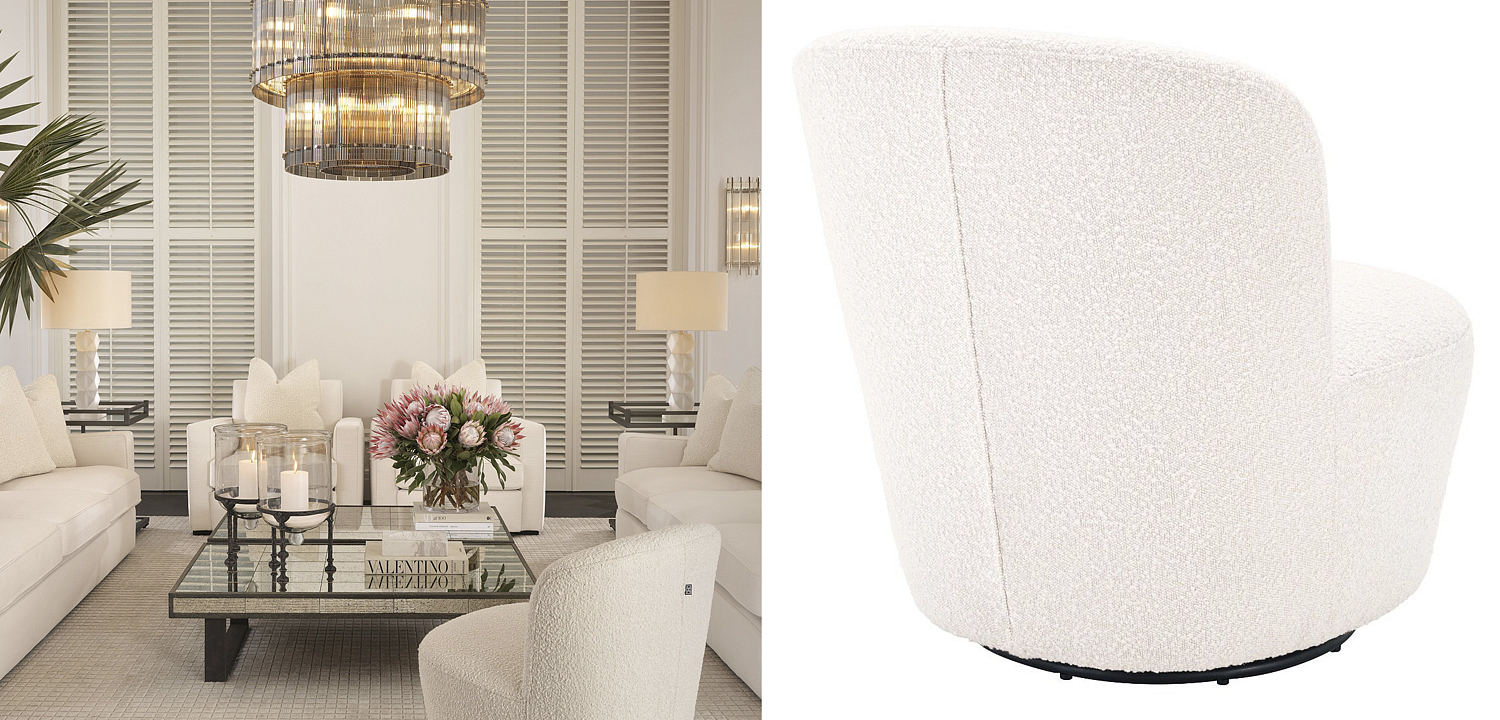 Кресло Eichholtz Swivel Chair Doria Кресло Eichholtz Swivel Chair Doria - Loft-Concept в Саратове