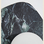 Бра с каменным основанием и плафоном из стекла Amazon Green Shaw Marble Lighting варинант исполнения - 1 | Loft Concept в Саратове