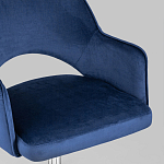 Кресло для компьютерного стола Veloury Blue варинант исполнения - 7 | Loft Concept в Саратове