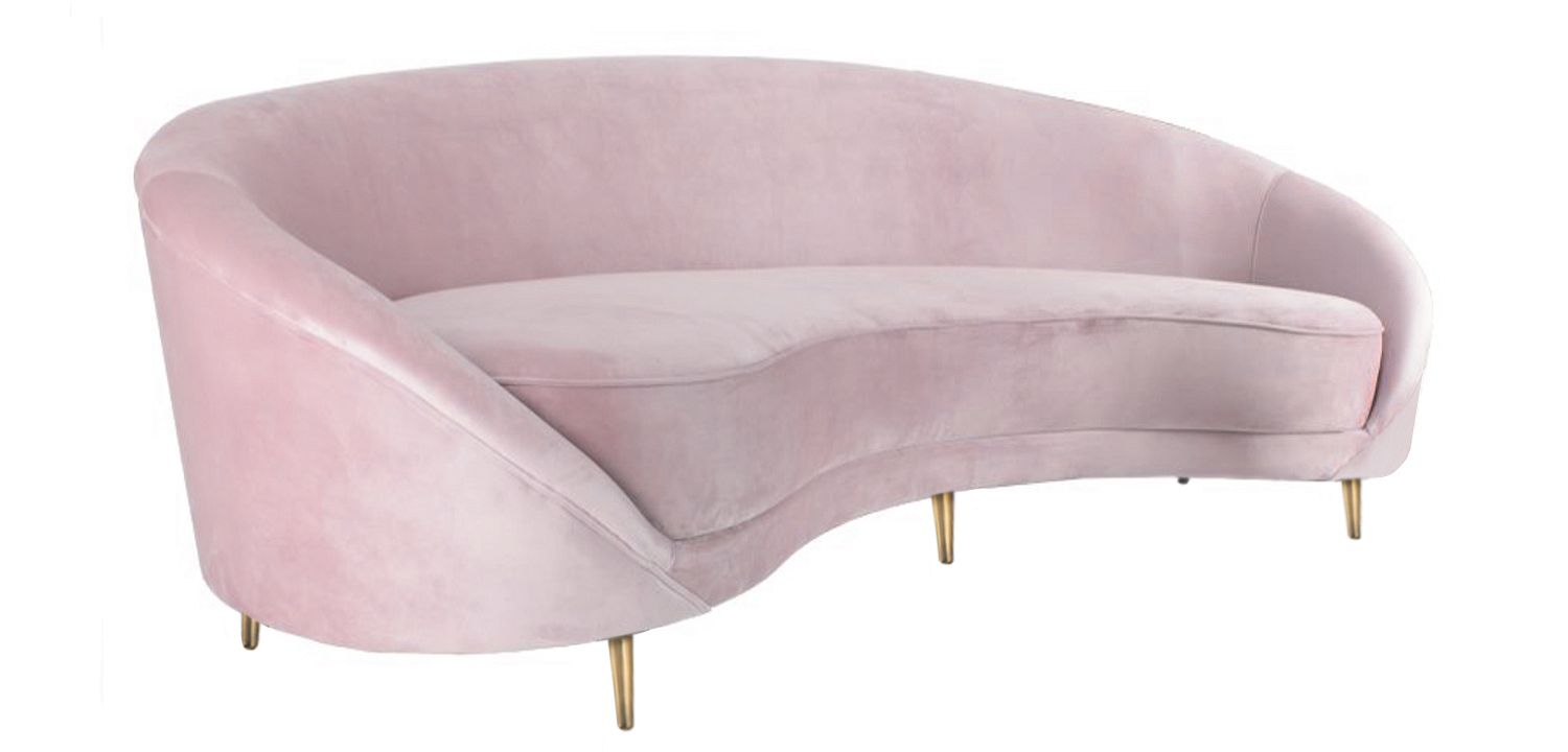 Диван изогнутый Bordeaux Sofa Диван изогнутый Bordeaux Sofa - Loft-Concept в Саратове