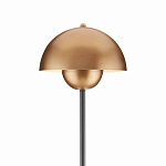 Торшер с куполообразным абажуром на чёрном мраморном основании Riverside Floor Lamp варинант исполнения - 1 | Loft Concept в Саратове