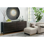 Настенное круглое зеркало Romilly Round Mirror Black варинант исполнения - 2 | Loft Concept в Саратове