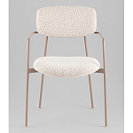 Стул Doe с подклокотниками молочный варинант исполнения - 4 | Loft Concept в Саратове