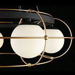 Люстра подвесная круглая с белыми плафонами Martin варинант исполнения - 4 | Loft Concept в Саратове