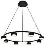 Люстра подвесная круглая черная Black Light Fixtures варинант исполнения - 1 | Loft Concept в Саратове