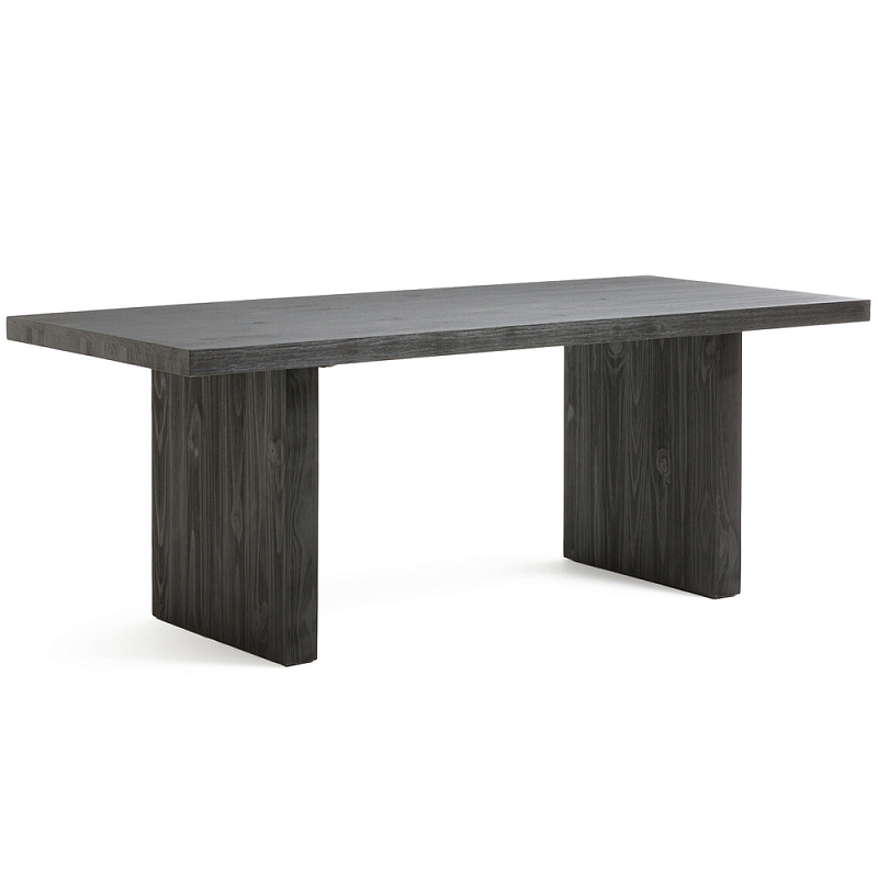 Большой обеденный стол Furuya Dining Table Черный Большой обеденный стол Furuya Dining Table Черный в Саратове | Loft Concept