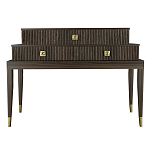 Премиальная Консоль с тремя ящиками Elsa Dreams Walnut варинант исполнения - 4 | Loft Concept в Саратове