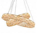 Люстра на 2 кольца с текстурной огранкой Reflection of Reality варинант исполнения - 2 | Loft Concept в Саратове