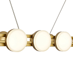 Люстра овальная с круглыми светодиодными источниками света Maxine Light варинант исполнения - 6 | Loft Concept в Саратове