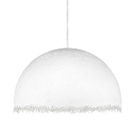 Подвесной светильник в форме купола белого цвета с ажурной бахромой Tactile Line варинант исполнения - 1 | Loft Concept в Саратове