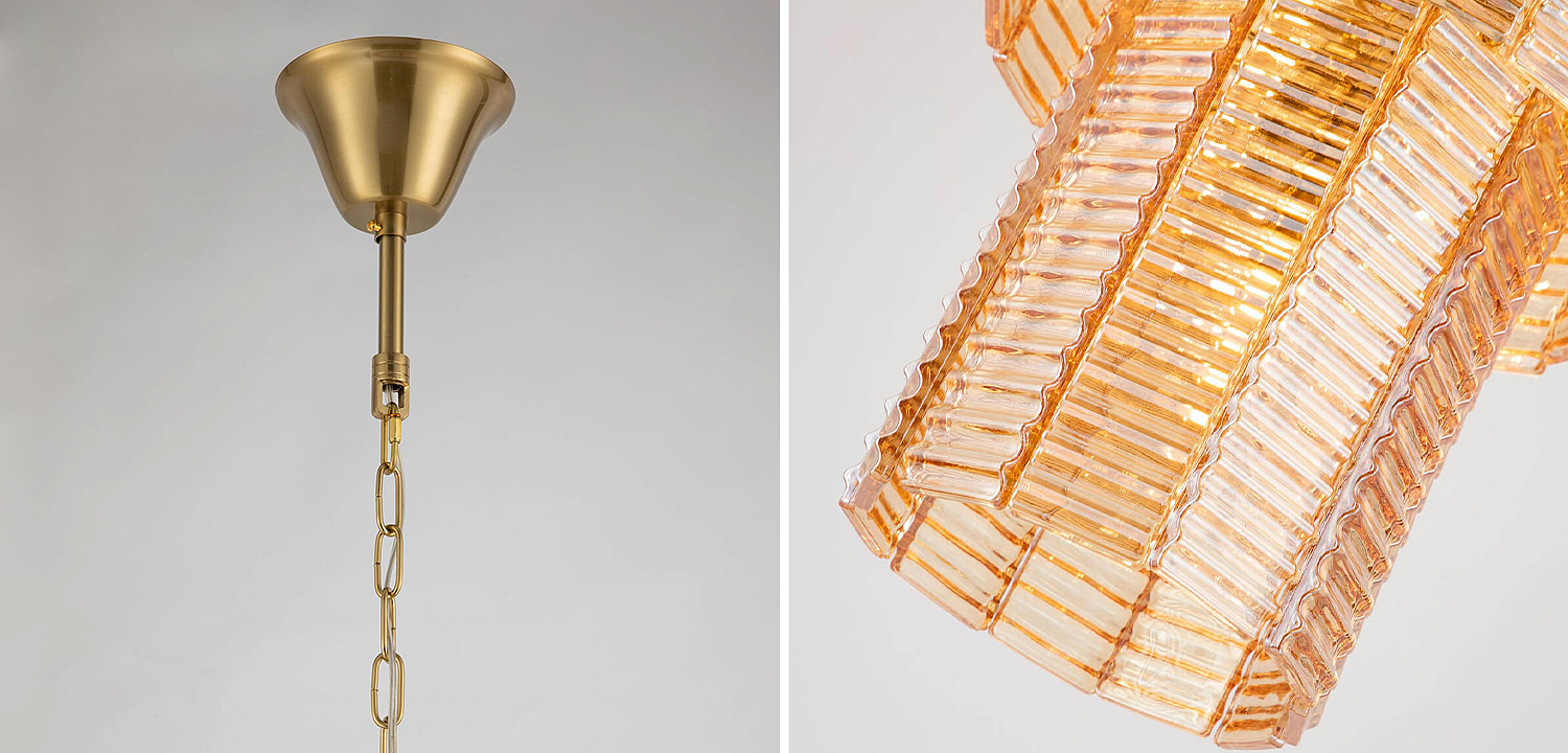 Люстра Branwen Amber Chandelier 41 Люстра Branwen Amber Chandelier 41 - Loft-Concept в Саратове