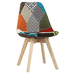 Стул с обивкой в стиле пэчворк Arvika варинант исполнения - 1 | Loft Concept в Саратове