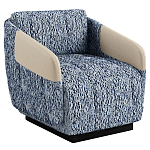 Дизайнерское Кресло William с кожаными подлокотниками  варинант исполнения - 1 | Loft Concept в Саратове