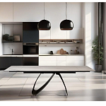 Стол обеденный раскладной керамический Natural Beauty Ceramics варинант исполнения - 5 | Loft Concept в Саратове