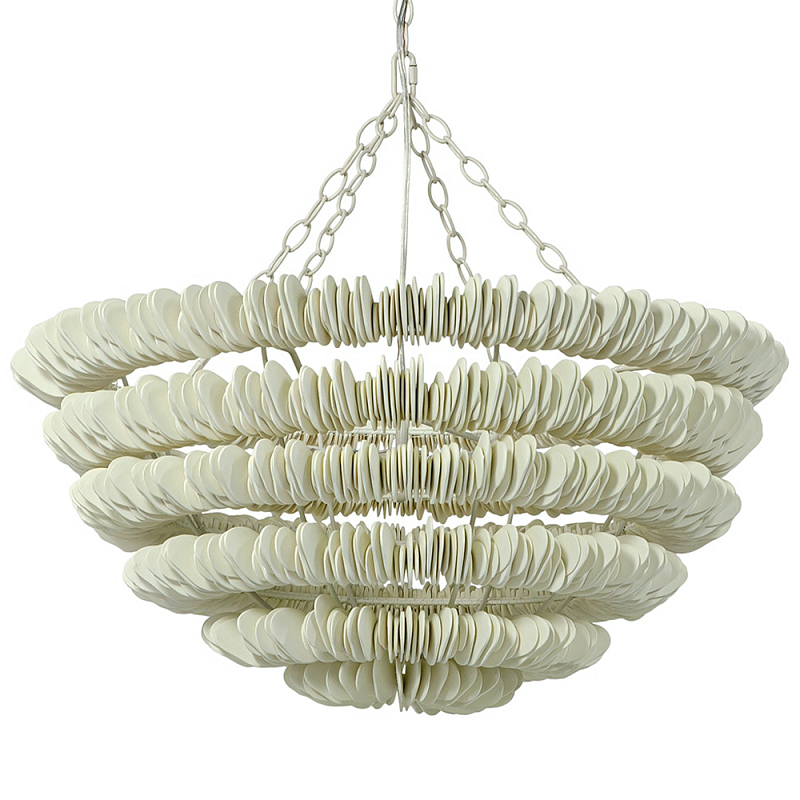 Люстра White Bionic Petals Harmony Chandelier Молочный Белый Люстра White Bionic Petals Harmony Chandelier Молочный Белый в Саратове | Loft Concept