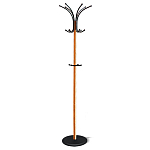 Вешалка с круглым основанием и черными металлическими крючками Industrial Metal Rust варинант исполнения - 1 | Loft Concept в Саратове