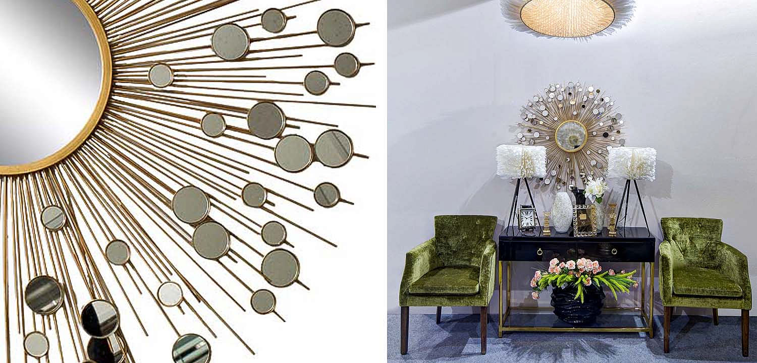 Зеркало-солнце Rays With Mirrors Зеркало-солнце Rays With Mirrors - Loft-Concept в Саратове
