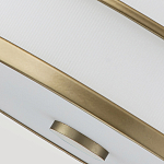 Потолочный светильник с белым матовым абажуром в металлическом каркасе Feiss варинант исполнения - 4 | Loft Concept в Саратове