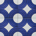 Дизайнерская плитка с узором Восьмерки варинант исполнения - 1 | Loft Concept в Саратове