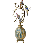 Бронзовый подсвечник Птичий рай Flora варинант исполнения - 4 | Loft Concept в Саратове