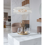 Люстра с прозрачным волнистым плафоном в форме цветка Ethereal Bloom варинант исполнения - 12 | Loft Concept в Саратове