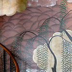 Обои ручная роспись Willow & Waves Original colourway on Edo painted Xuan paper with antiquing варинант исполнения - 2 | Loft Concept в Саратове