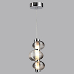 Подвесной светильник с 3-мя рифлеными стеклянными шарами Marcelh Light варинант исполнения - 8 | Loft Concept в Саратове