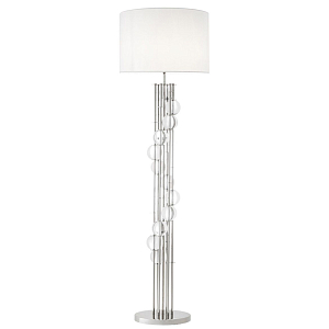 Торшер Eichholtz Floor Lamp Lorenzo Nickel & white