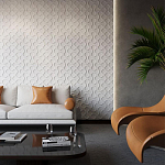 Гипсовая 3D панель с принтографией PM-18 варинант исполнения - 1 | Loft Concept в Саратове