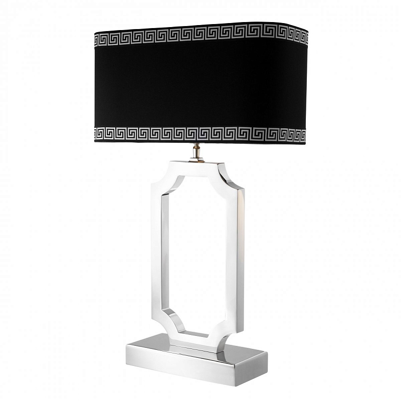 Настольная лампа Eichholtz Table Lamp Sterlington Никель Черный Настольная лампа Eichholtz Table Lamp Sterlington Никель Черный в Саратове | Loft Concept