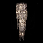 Бра с каскадом из прозрачного хрусталя и корпусом из металла цвета хром Constant Sparks варинант исполнения - 7 | Loft Concept в Саратове
