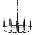 Люстра круглая с 6-ю лампами Kichler варинант исполнения - 1 | Loft Concept в Саратове